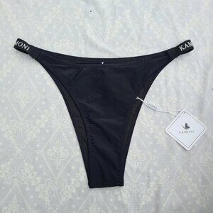 Kamoni Black String Bikini - Black - Size Medium